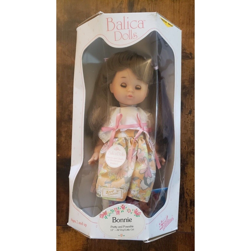 Zapf Creations Balica Doll Bonnie 1991- Mint with Box - 13" doll with clothes